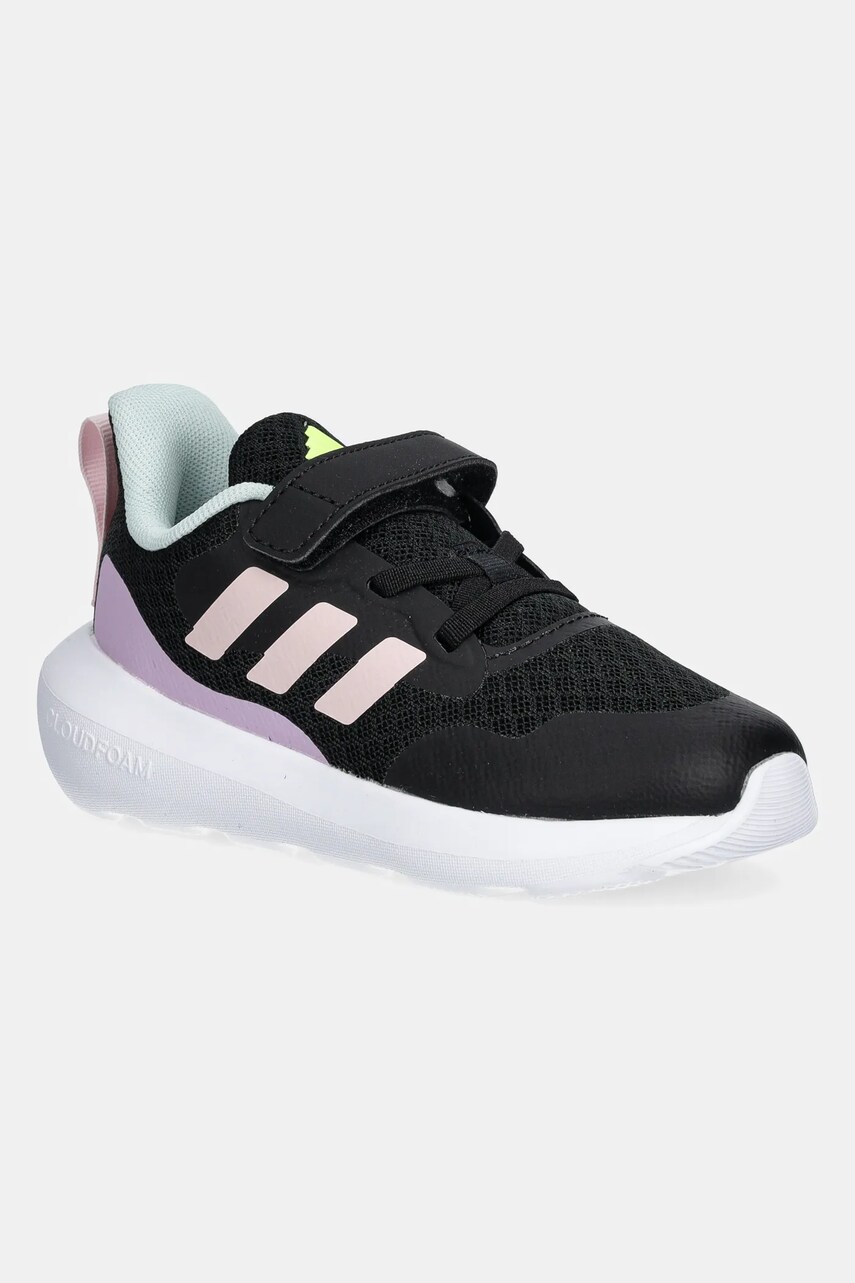 adidas sneakers pentru copii FortaRun 3.0 culoarea negru, JI2185
