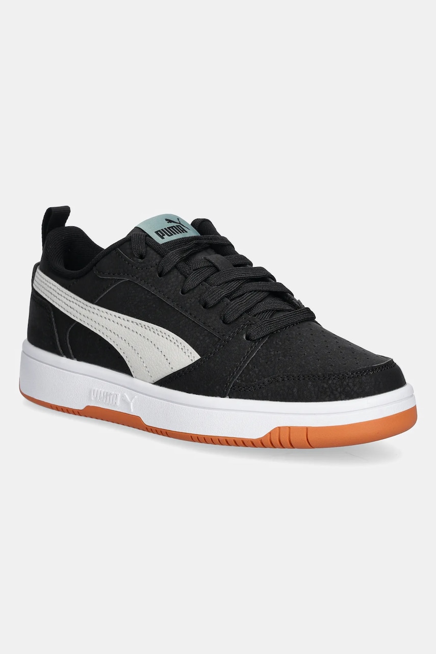 Levně Dětské sneakers boty Puma Rebound V6 Lo MID 90s černá barva, 400636