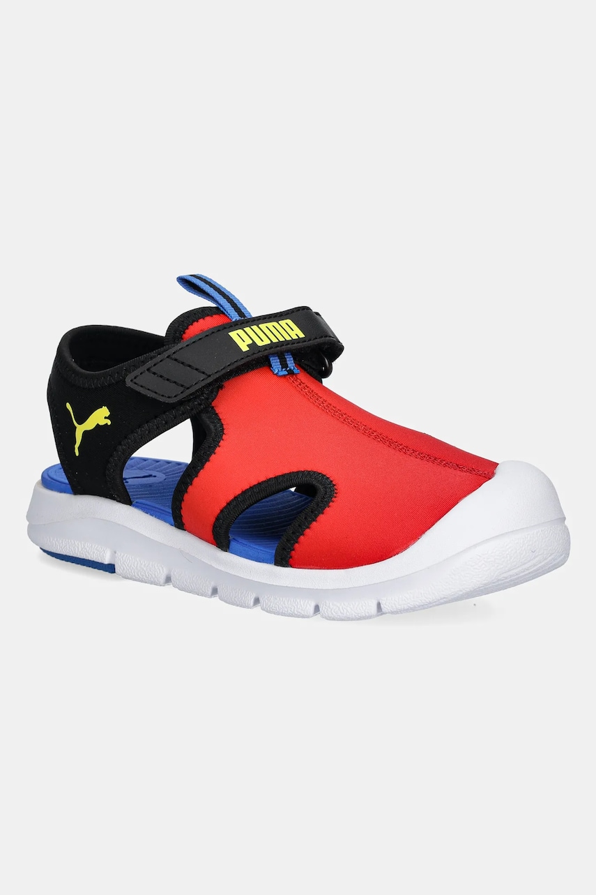 Puma sandale copii Fun Racer Sandal V culoarea roșu, 400584 Puma sandale copii Fun Racer Sandal V culoarea roșu, 400584