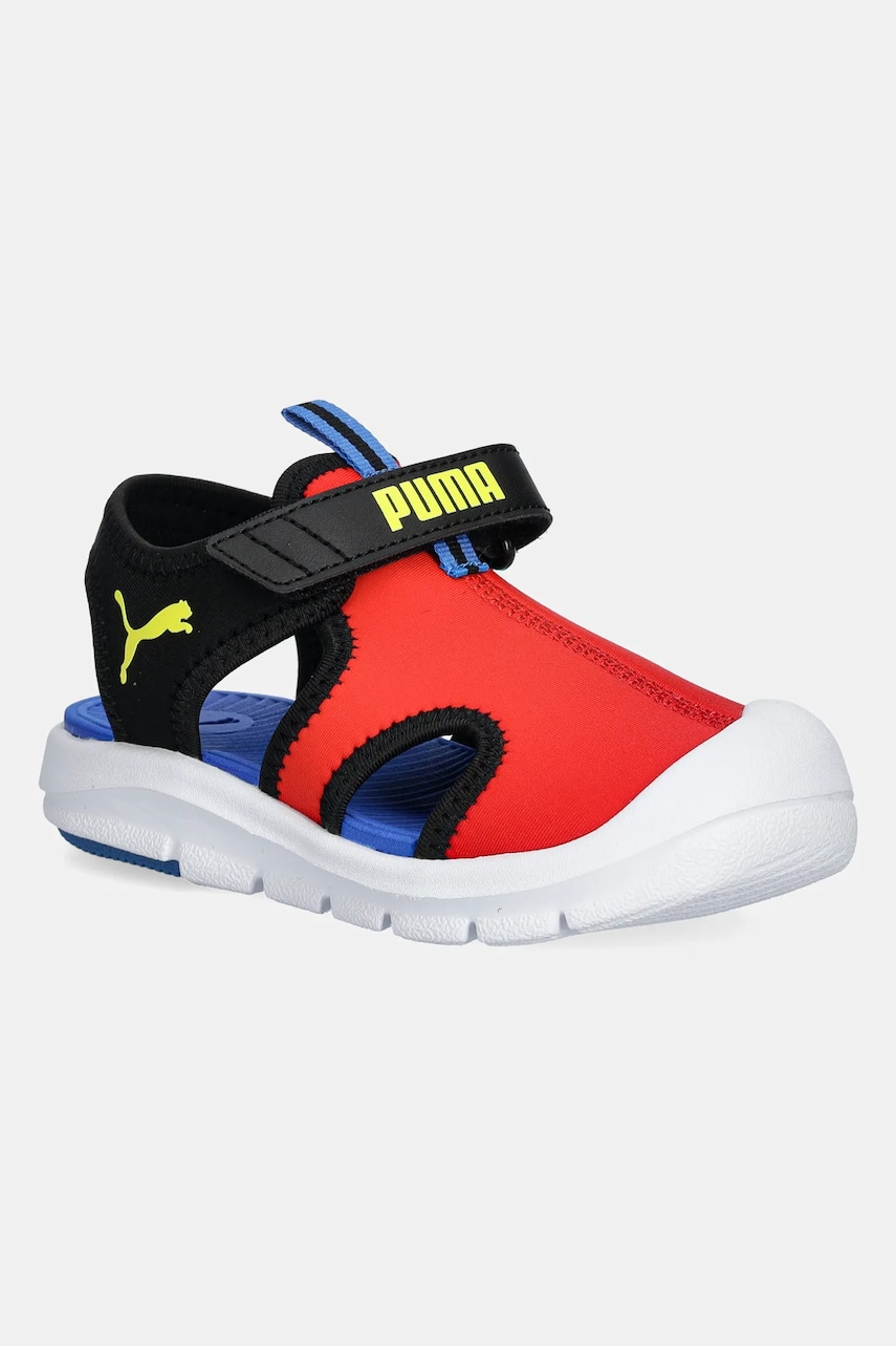Puma sandale copii Fun Racer Sandal V culoarea rosu, 400585 Puma sandale copii Fun Racer Sandal V culoarea rosu, 400585
