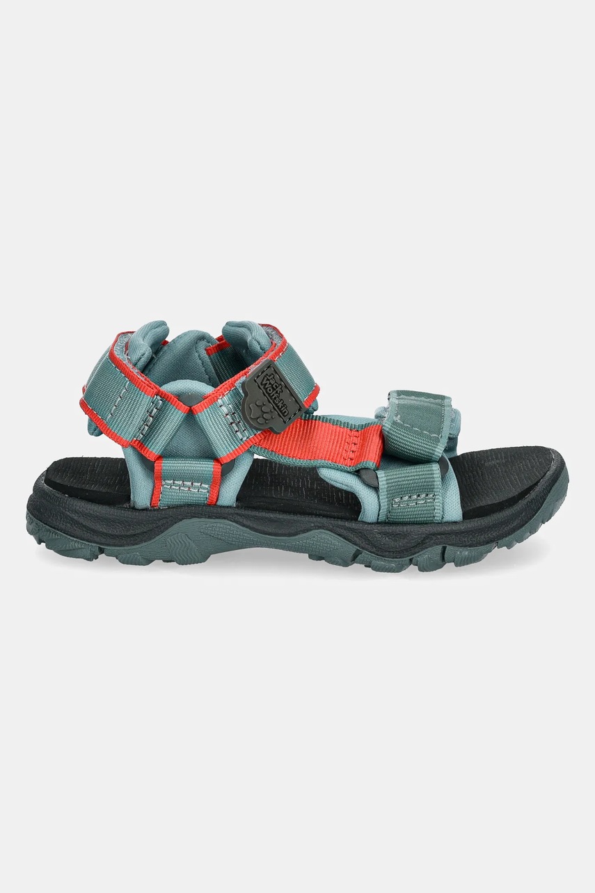 Дитячі сандалі Jack Wolfskin SEVEN SEAS 3 K колір бірюзовий 4040061