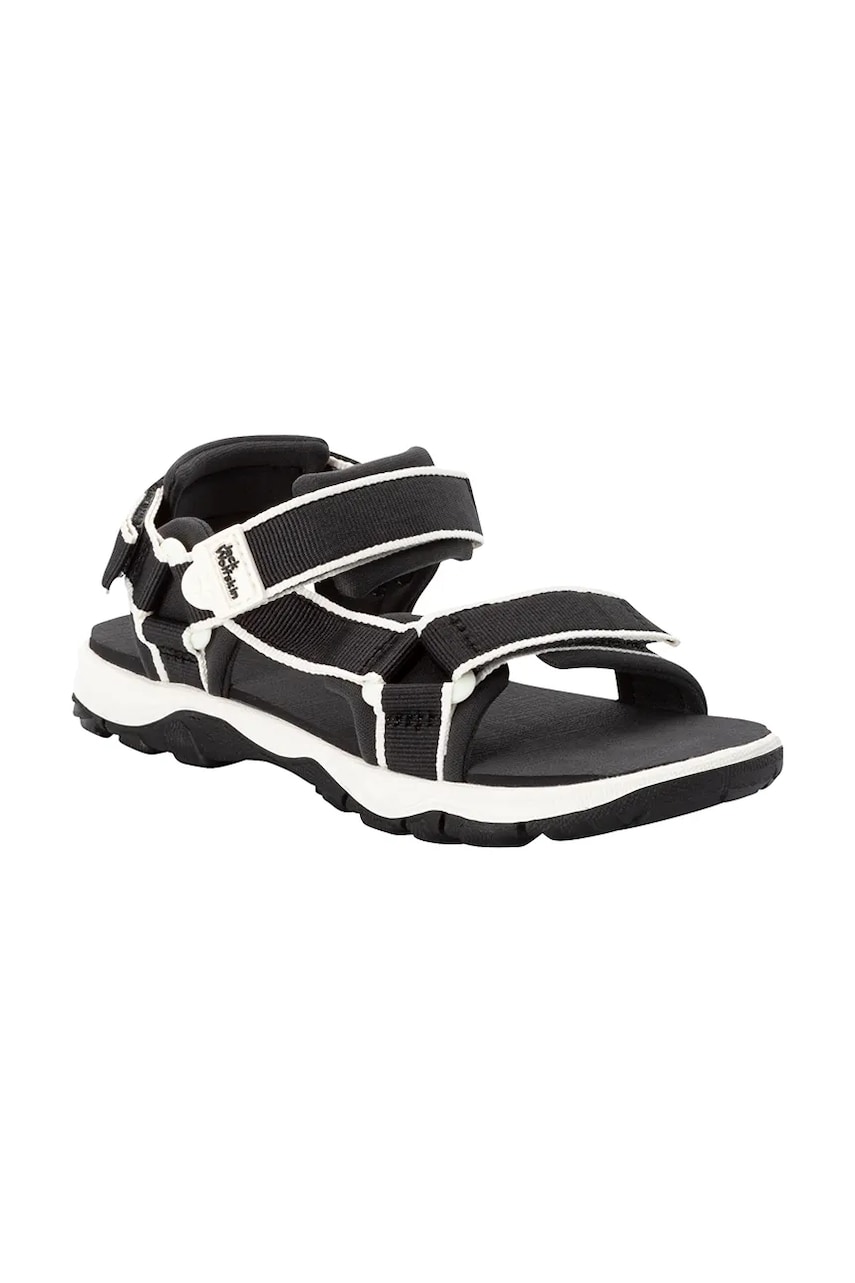 Jack Wolfskin sandale copii SEVEN SEAS 3 K culoarea negru, 4040061 Jack Wolfskin sandale copii SEVEN SEAS 3 K culoarea negru, 4040061