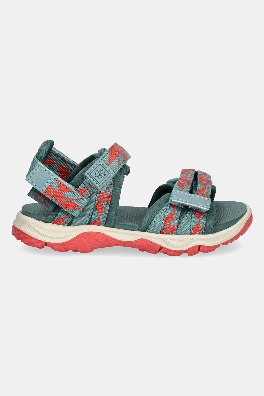 Дитячі сандалі Jack Wolfskin 2 IN 1 SANDAL K колір бірюзовий 4046421