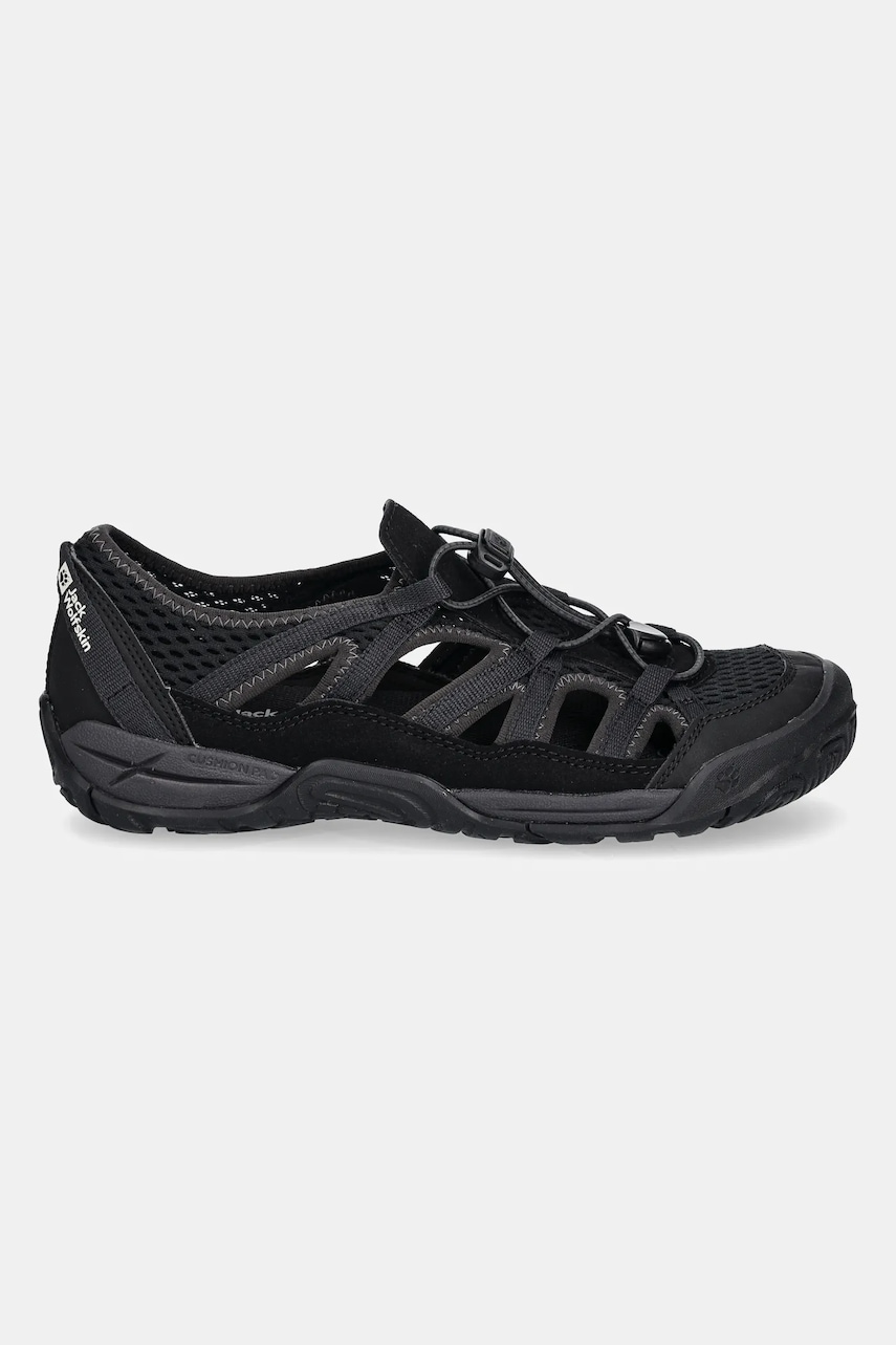 Детские сандалии Jack Wolfskin LEVENTE SANDAL K цвет чёрный A64080 Детские сандалии Jack Wolfskin LEVENTE SANDAL K цвет чёрный A64080