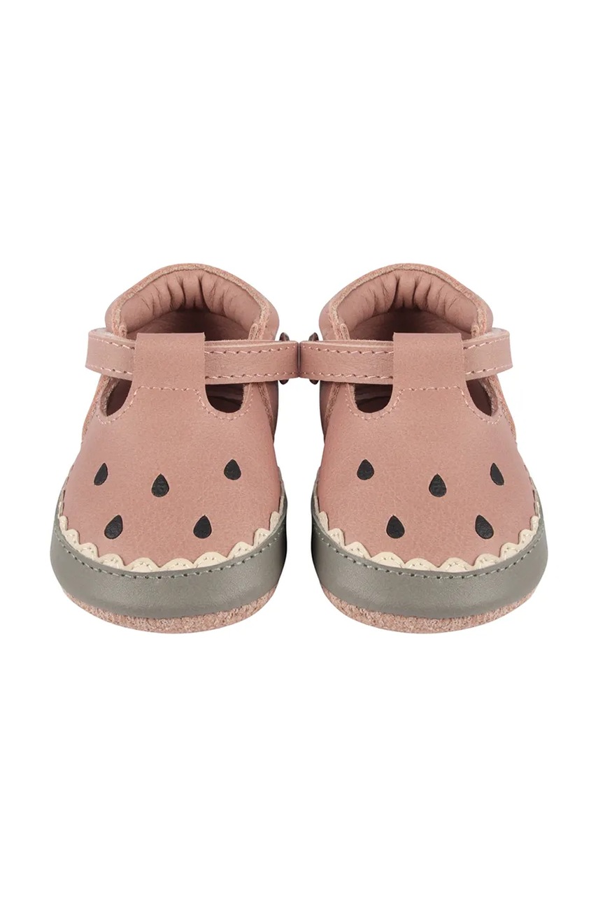 Замшевые кроссовки для младенцев Donsje Nanoe Shoes Watermelon цвет розовый 1005014