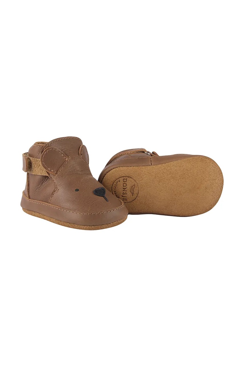 Δερμάτινα βρεφικά παπούτσια Donsje Morris Sneakers Bear φωτογραφία