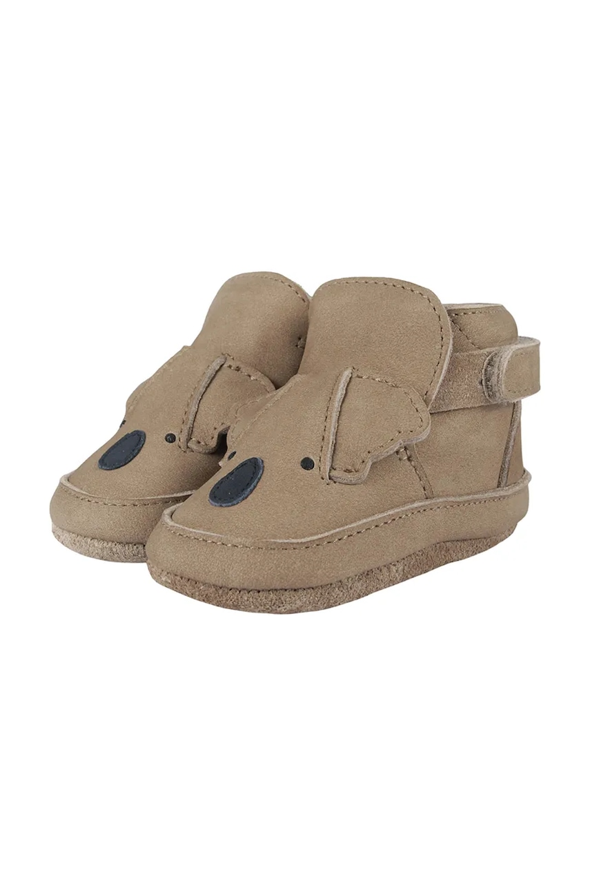 Замшевые кроссовки для младенцев Donsje Morris Sneakers Koala цвет бежевый 1036303 Замшевые кроссовки для младенцев Donsje Morris Sneakers Koala цвет бежевый 1036303