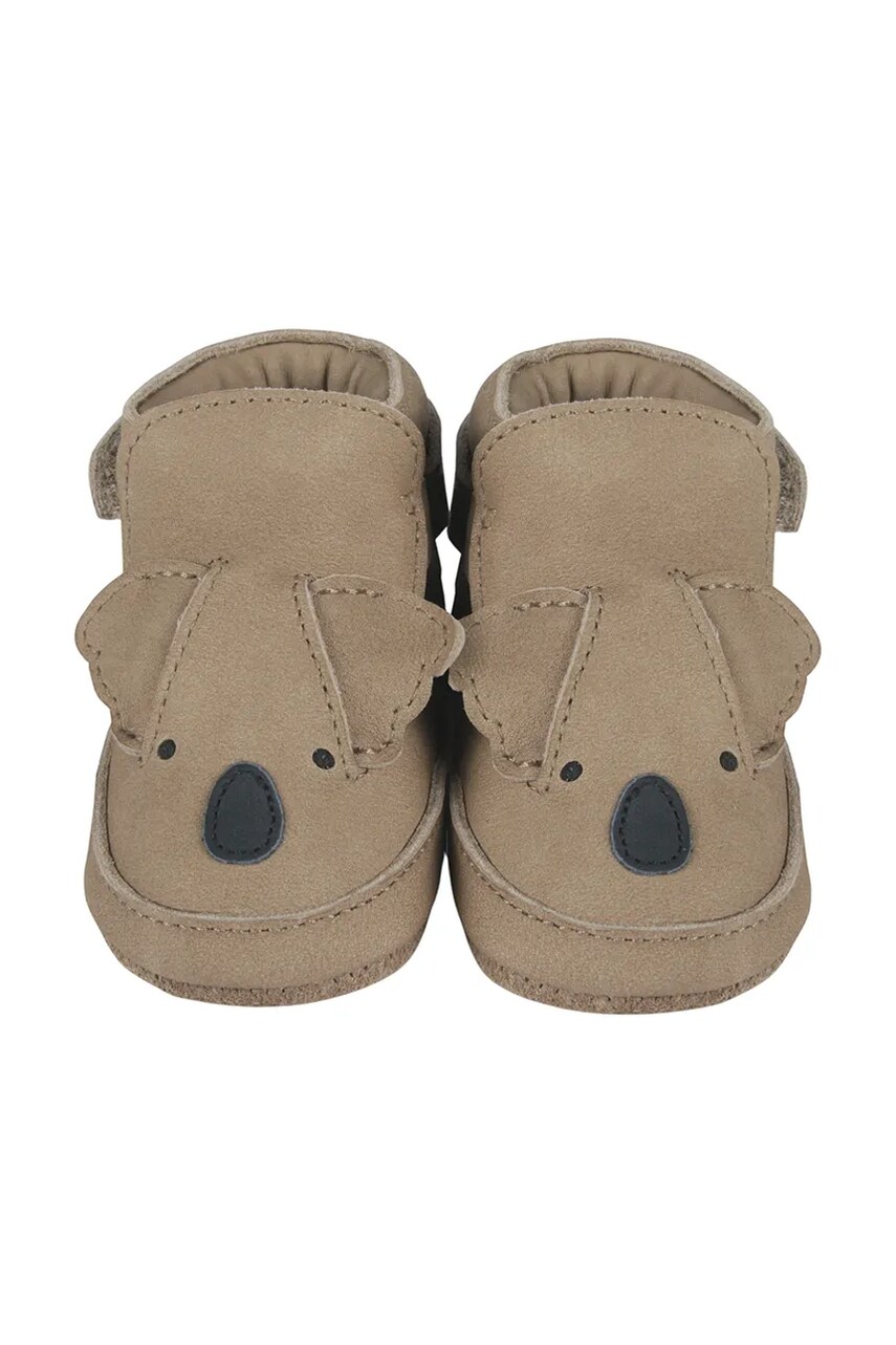 Donsje csecsemő cipő velúrból Morris Sneakers Koala bézs, 1036303 termék 2. képe