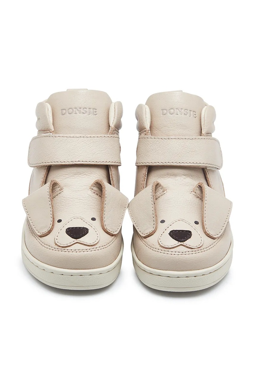 Дитячі шкіряні кросівки Donsje Mika Sneakers Golden Retriever колір бежевий 2030205