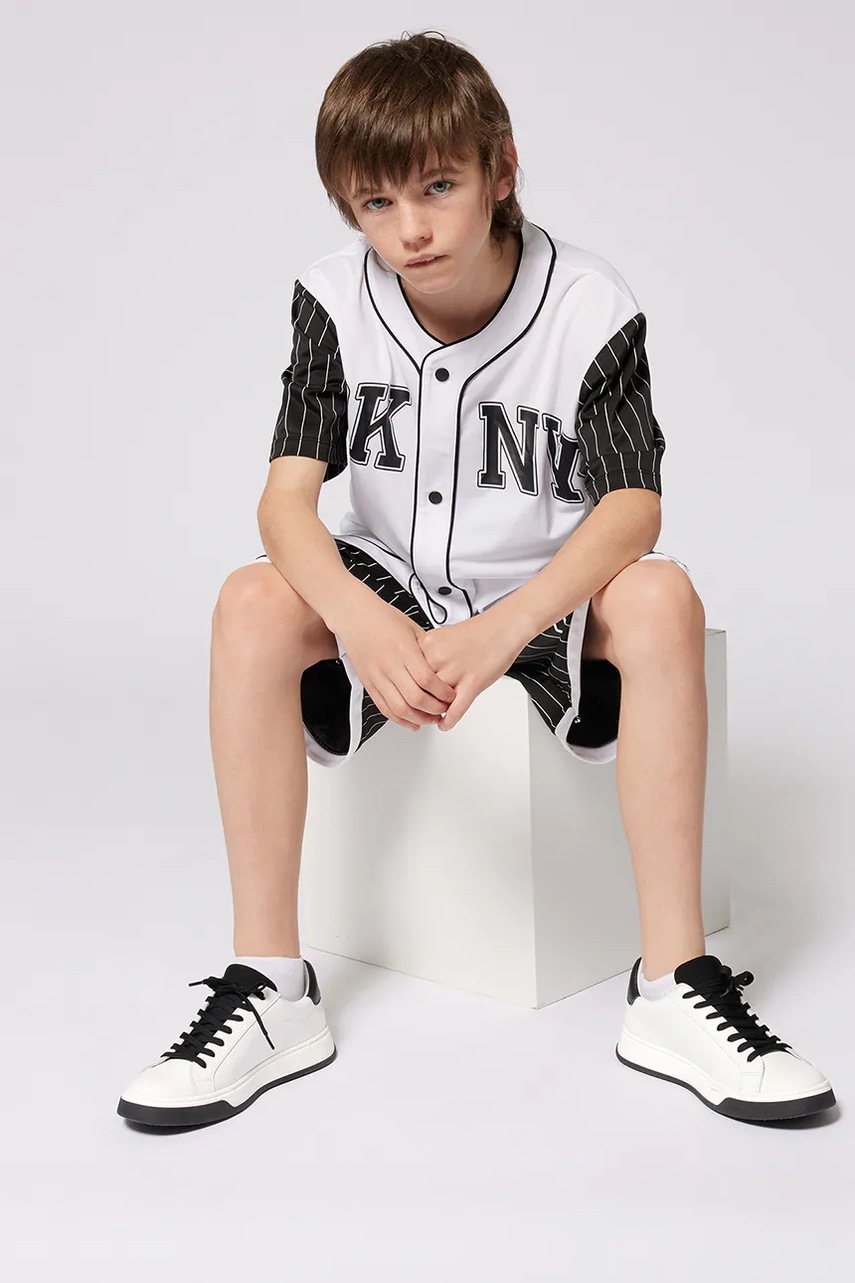 Dětské kožené tenisky Dkny (obrázek 7)