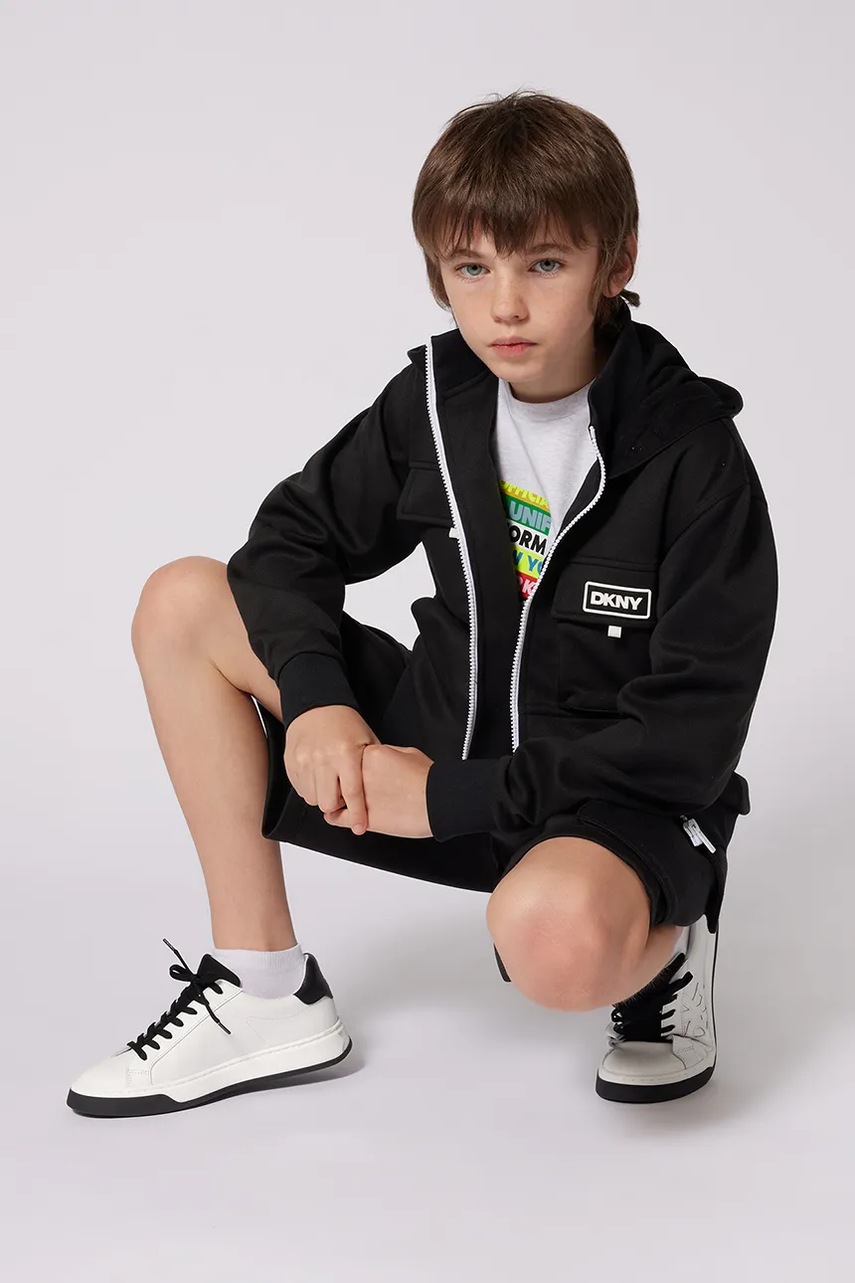 Dětské kožené tenisky Dkny (obrázek 8)