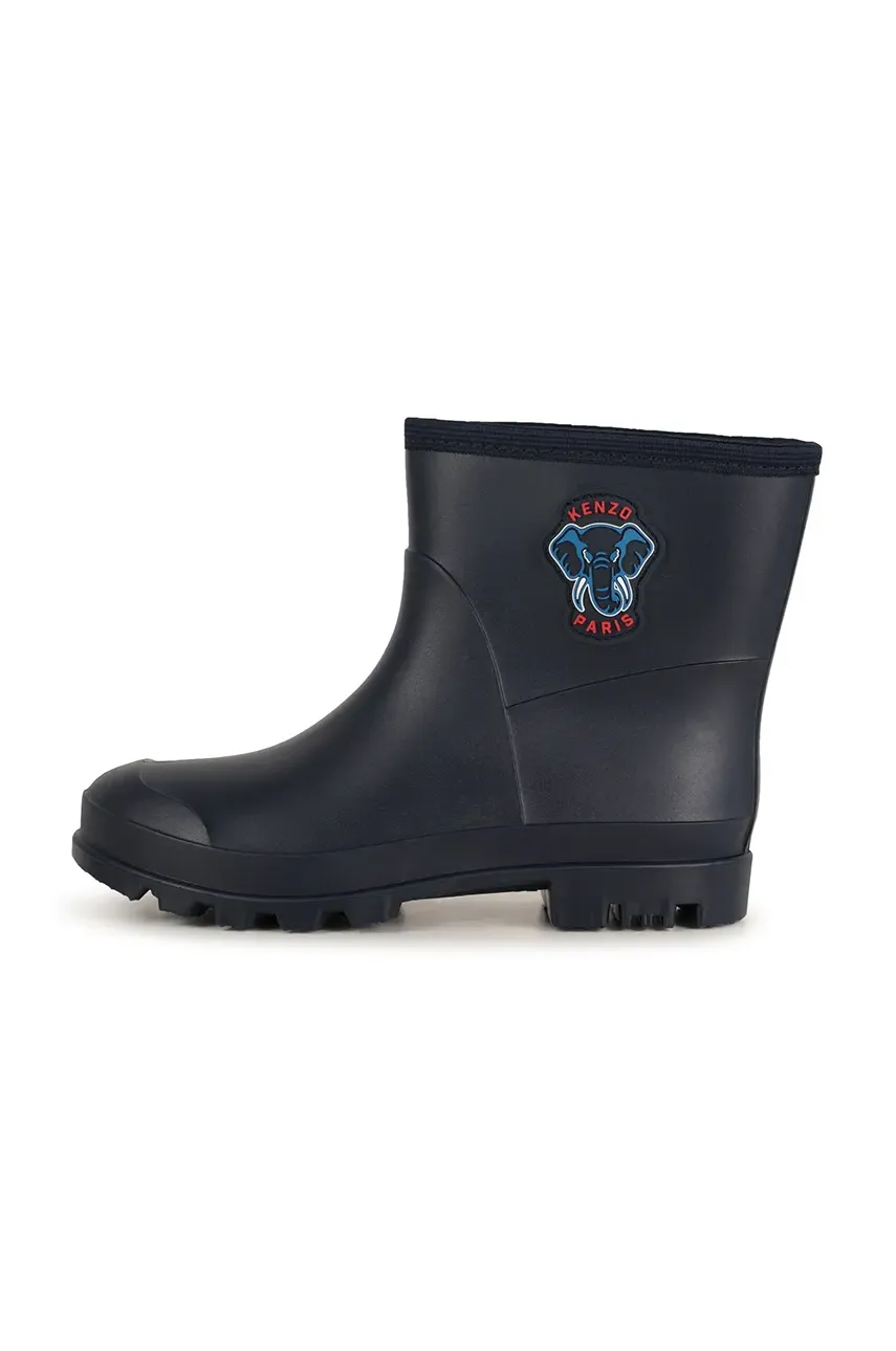 Kenzo Kids cizme copii culoarea albastru marin, K60931