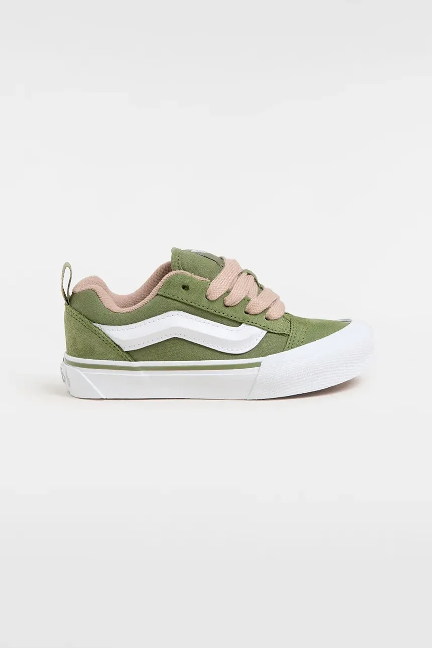 Vans tenisi copii Knu Skool culoarea verde, VN000CYUZBF1 Vans tenisi copii Knu Skool culoarea verde, VN000CYUZBF1