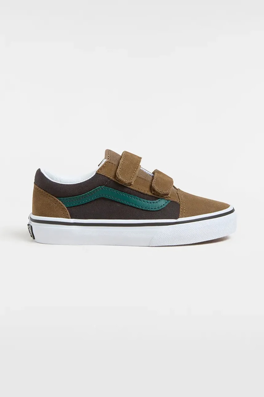 Vans tenisi copii Old Skool V culoarea maro, VN000CYABF01 Vans tenisi copii Old Skool V culoarea maro, VN000CYABF01