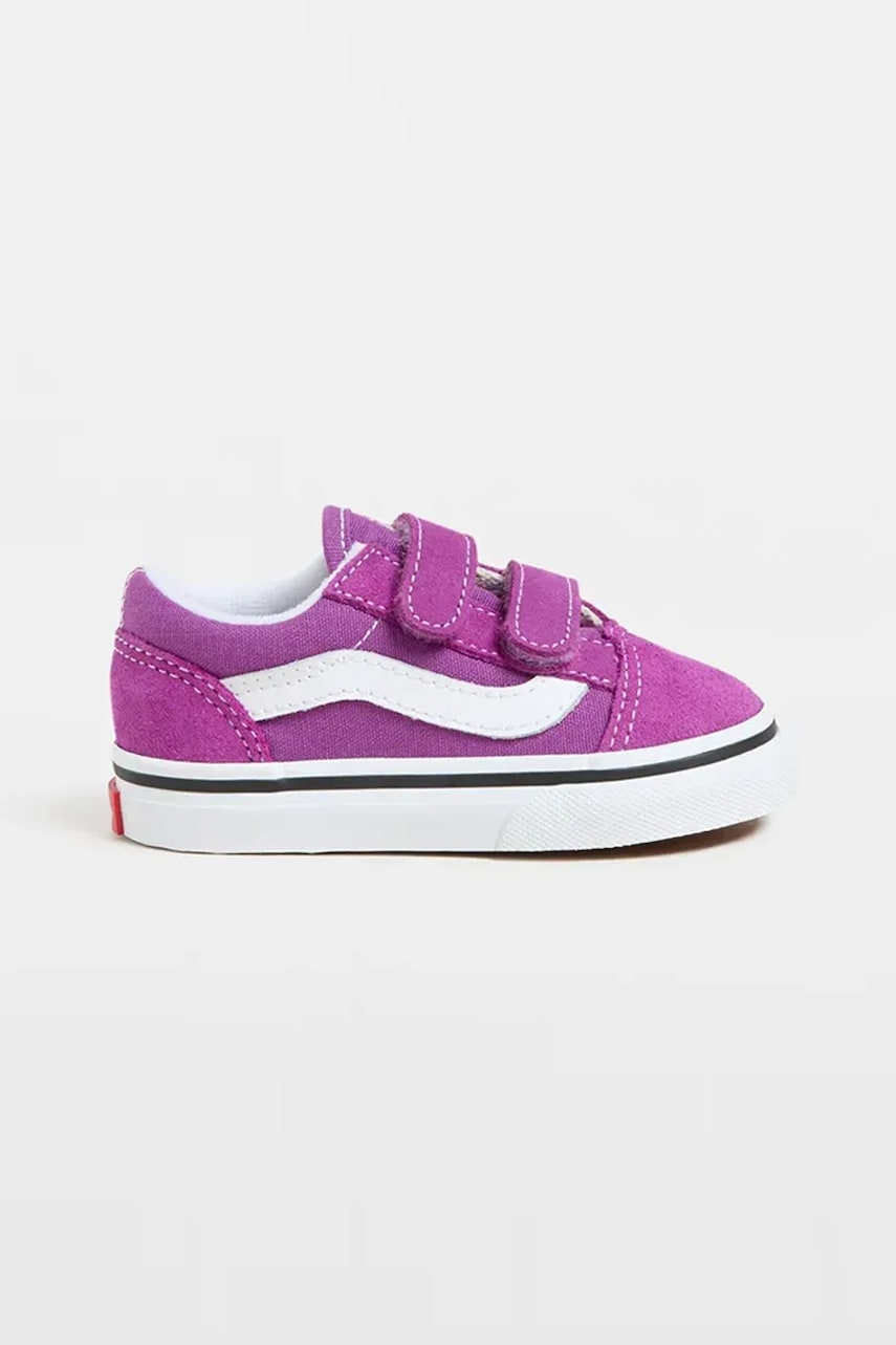 Vans tenisi copii Old Skool V culoarea violet, VN000CTGE2T1 Vans tenisi copii Old Skool V culoarea violet, VN000CTGE2T1