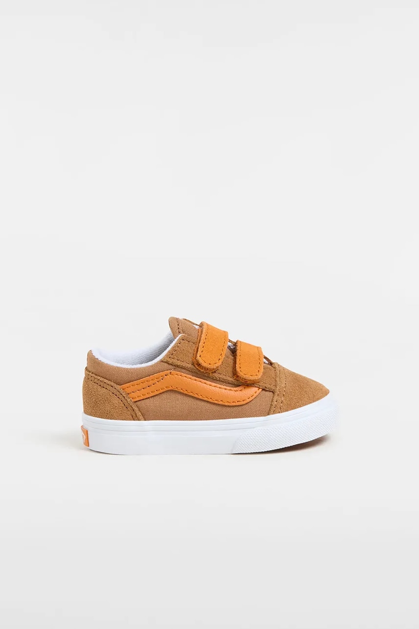 Vans teniși copii Old Skool V culoarea maro, VN000CTGWNR1 Vans teniși copii Old Skool V culoarea maro, VN000CTGWNR1