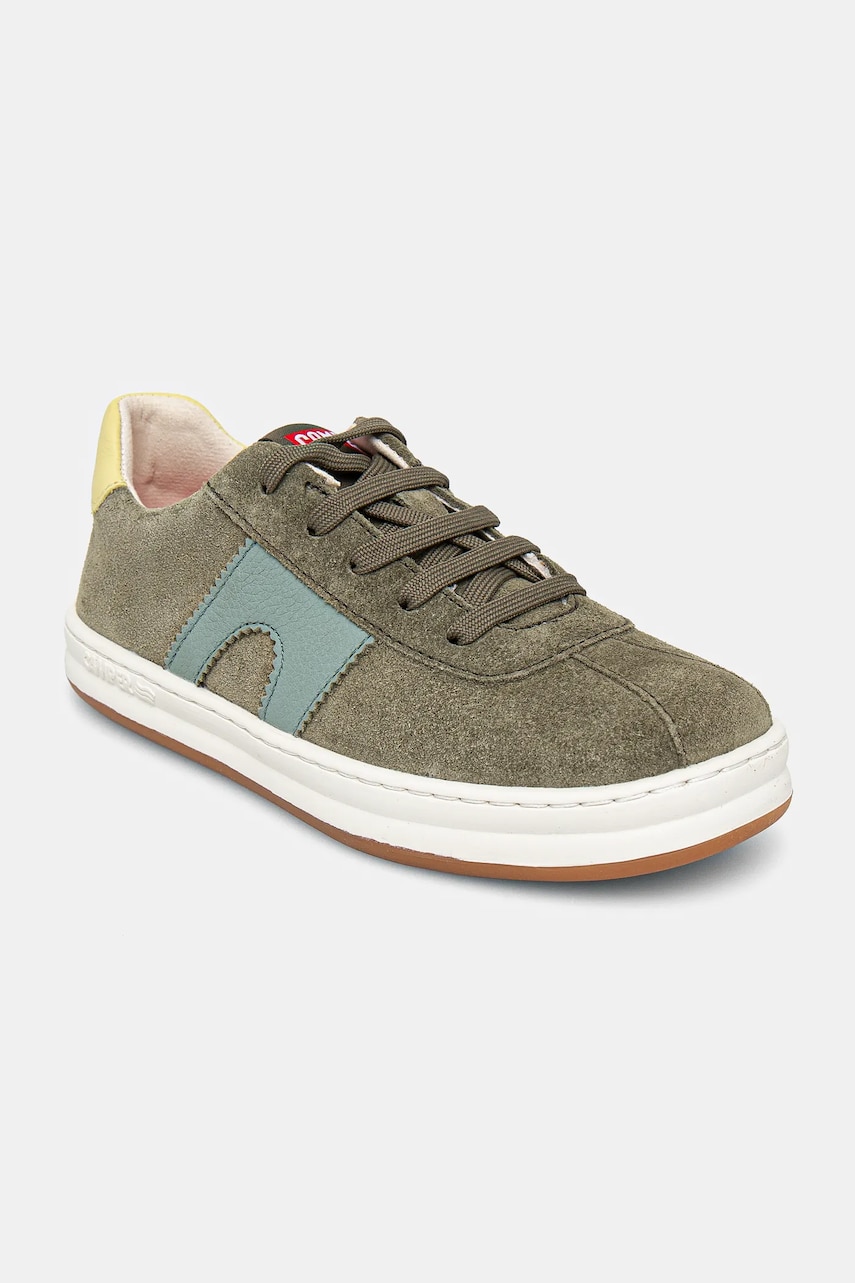 Camper teniși din piele copii Runner Four Kids culoarea verde, K800552