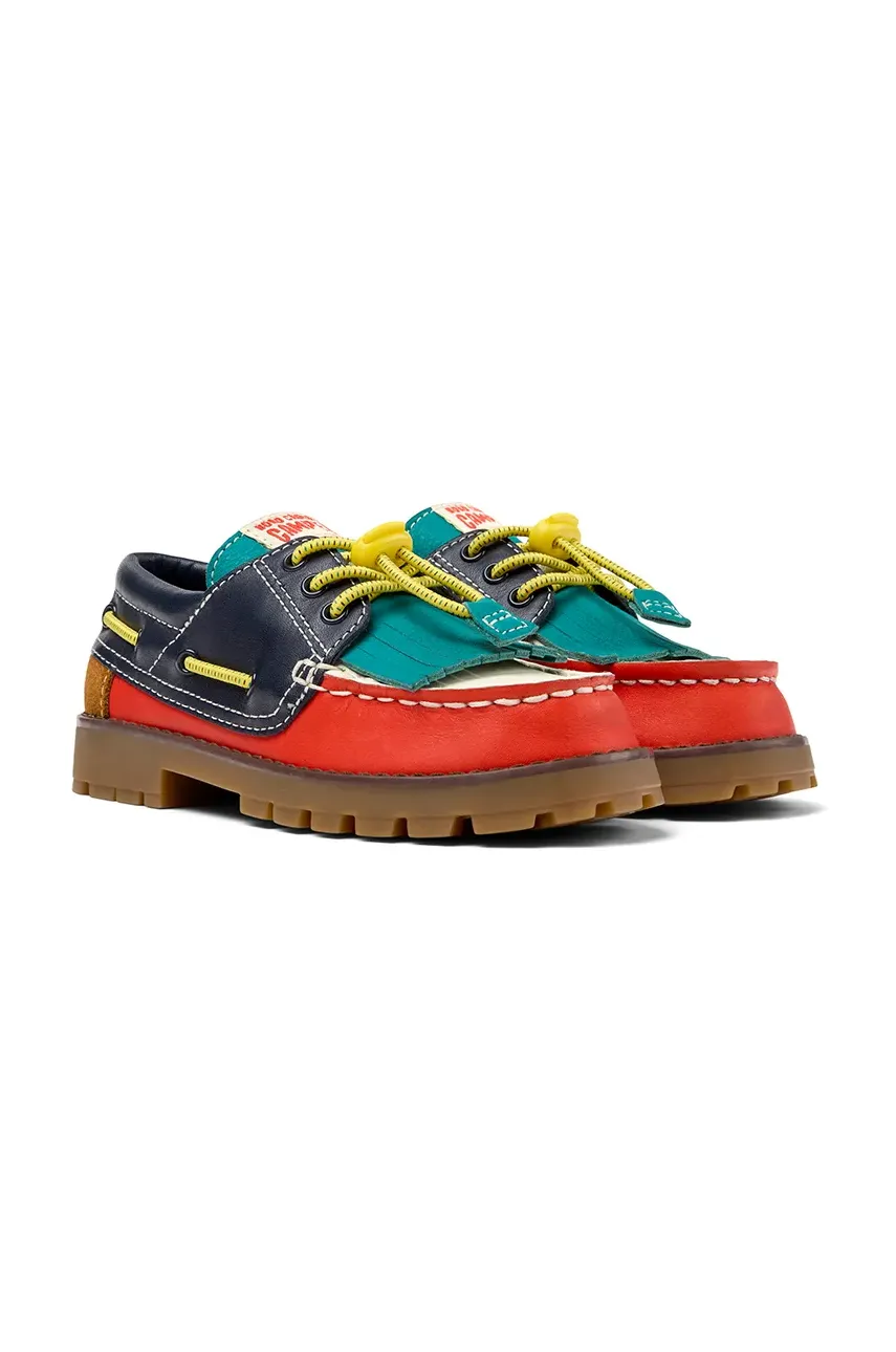 Camper mocasini din piele pentru copii by Bobo Choses K800642