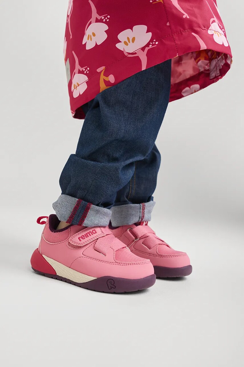 Reima sneakers pentru copii Kiirus culoarea roz, 5400006A Reima sneakers pentru copii Kiirus culoarea roz, 5400006A