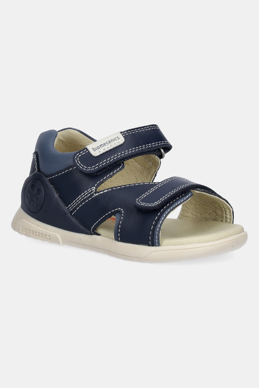 Biomecanics sandale de piele culoarea bleumarin, 252145
