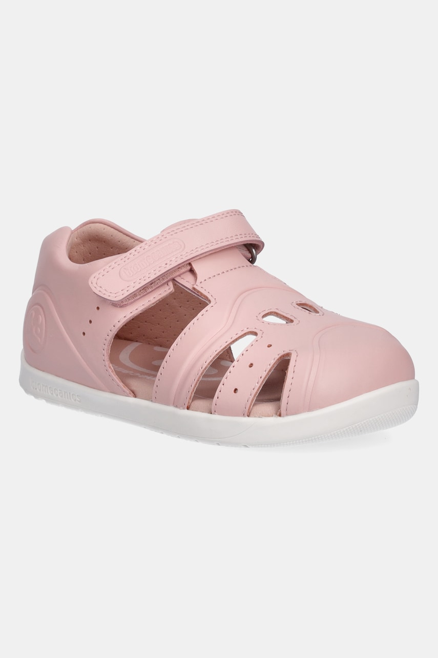 Biomecanics sandale din piele pentru copii culoarea roz, 252165 Biomecanics sandale din piele pentru copii culoarea roz, 252165
