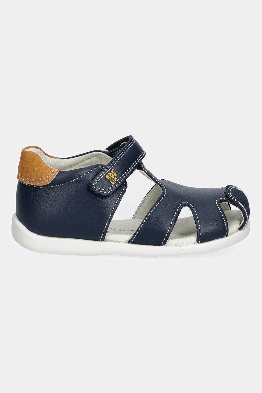 Детские кожаные сандалии Garvalin цвет синий 252310