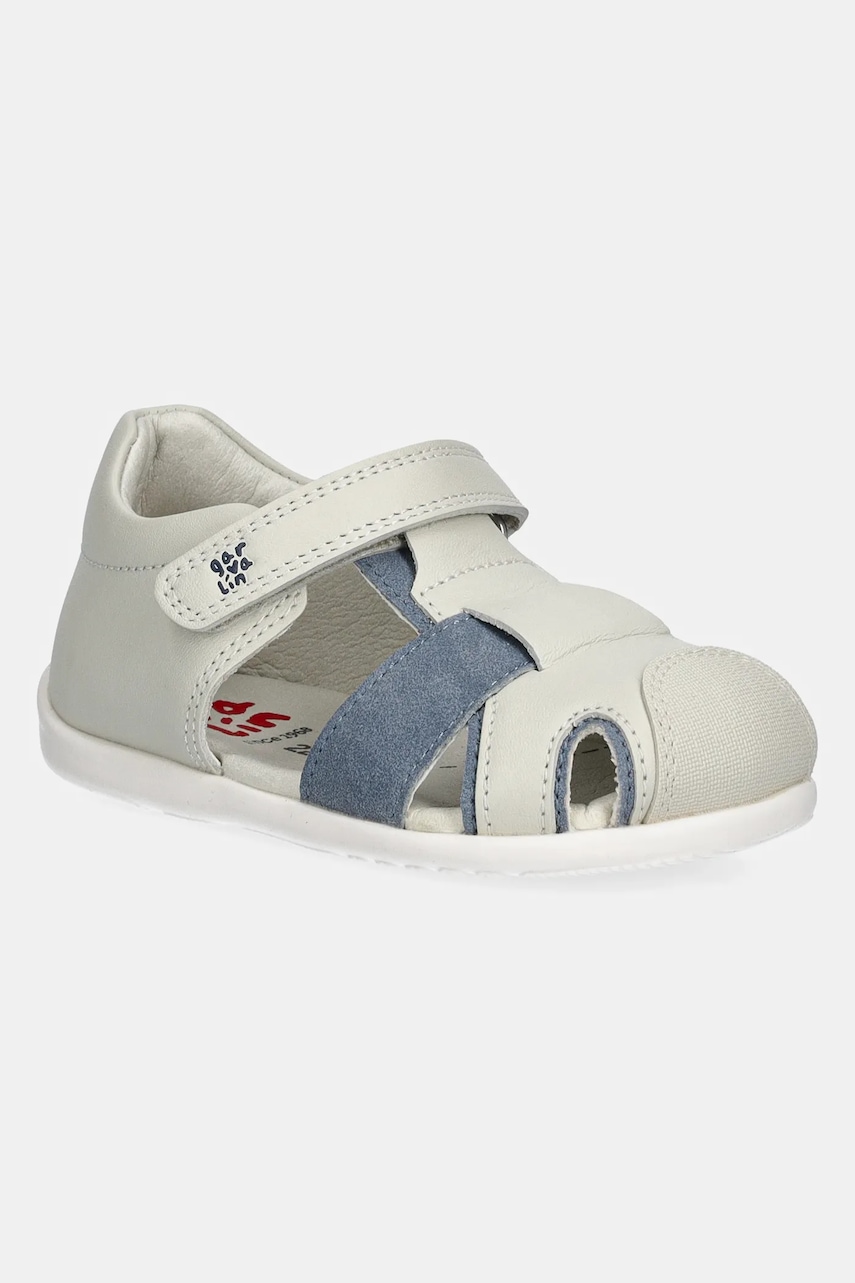 Garvalin sandale de piele culoarea bej, 252312