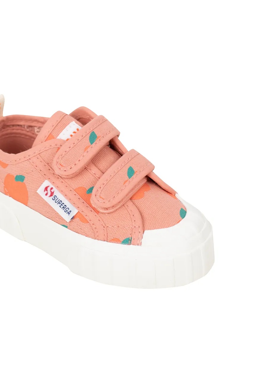 Παιδικά πάνινα παπούτσια Tinycottons APPLES SNEAKERS X SUPERGA φωτογραφία
