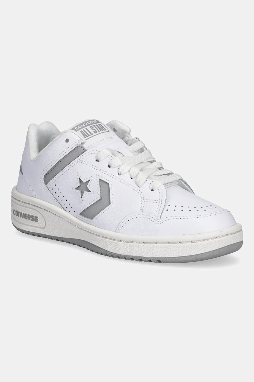 Converse sneakers din piele Weapon culoarea alb, A11461C Converse sneakers din piele Weapon culoarea alb, A11461C