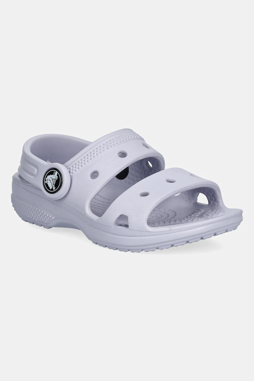 Crocs șlapi copii CLASSIC KIDS SANDAL culoarea violet, 207537 Crocs șlapi copii CLASSIC KIDS SANDAL culoarea violet, 207537