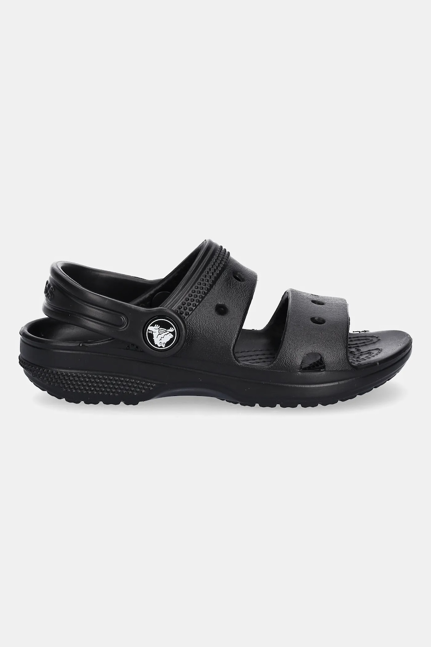 Детские шлепанцы Crocs CLASSIC KIDS SANDAL цвет чёрный 207537 Детские шлепанцы Crocs CLASSIC KIDS SANDAL цвет чёрный 207537