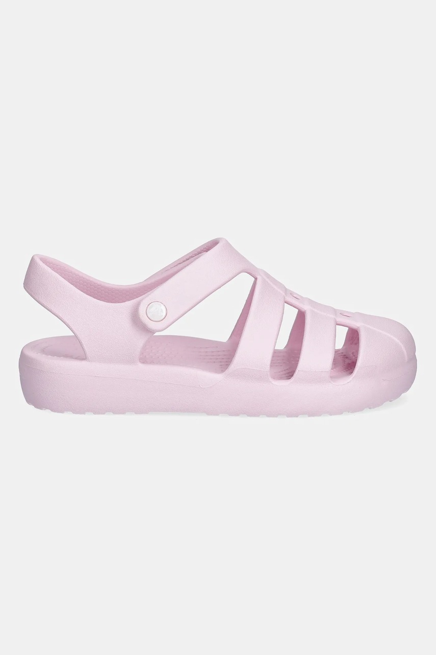 Сандалии Crocs CLASSIC FISHERMAN KIDS цвет розовый 210625 Сандалии Crocs CLASSIC FISHERMAN KIDS цвет розовый 210625