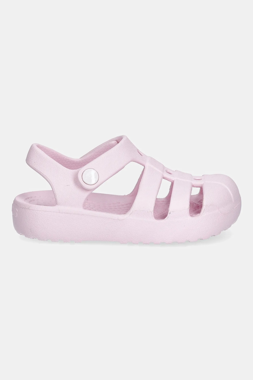 Детские сандалии Crocs CLASSIC FISHERMAN KIDS цвет розовый 210626 Детские сандалии Crocs CLASSIC FISHERMAN KIDS цвет розовый 210626