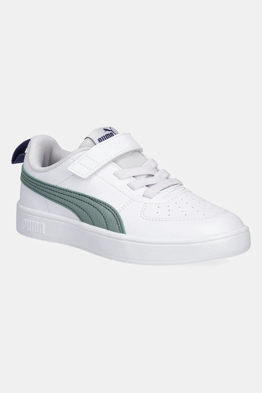 Levně Dětské sneakers boty Puma Puma Rickie AC+ PS zelená barva, 385836