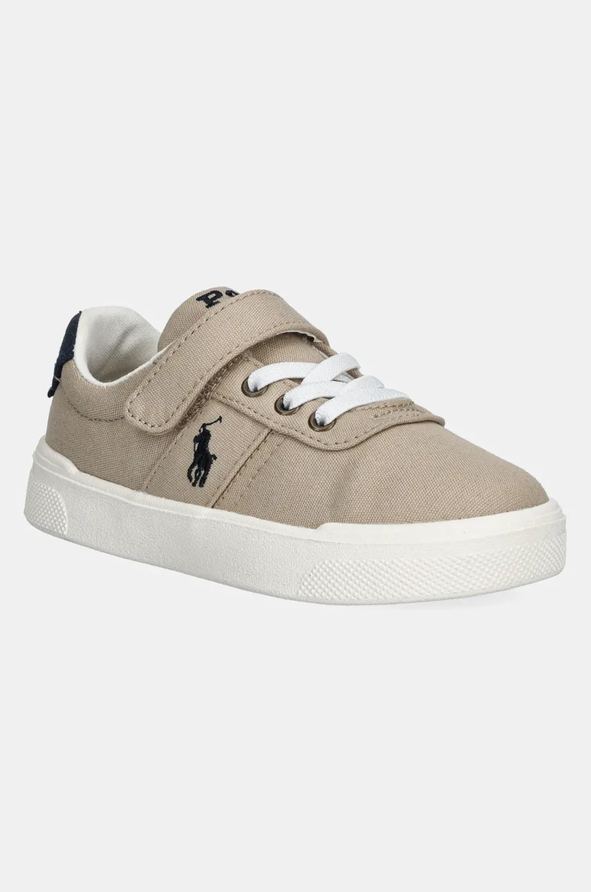 Levně Dětské sneakers boty Polo Ralph Lauren FRAZIER CASUAL PS béžová barva, RL02355272