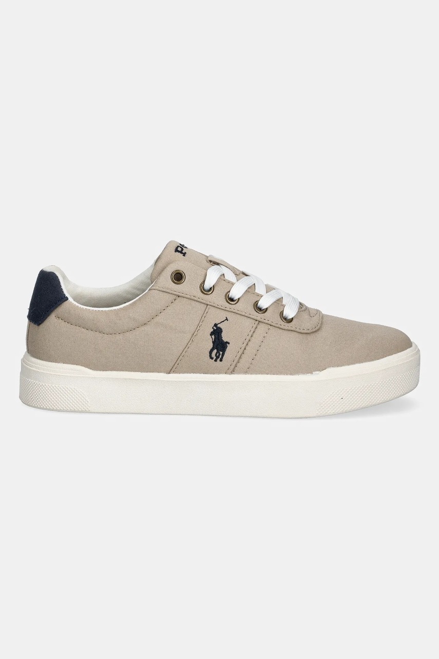 Детские кроссовки Polo Ralph Lauren FRAZIER CASUAL цвет бежевый RL02354272 Детские кроссовки Polo Ralph Lauren FRAZIER CASUAL цвет бежевый RL02354272