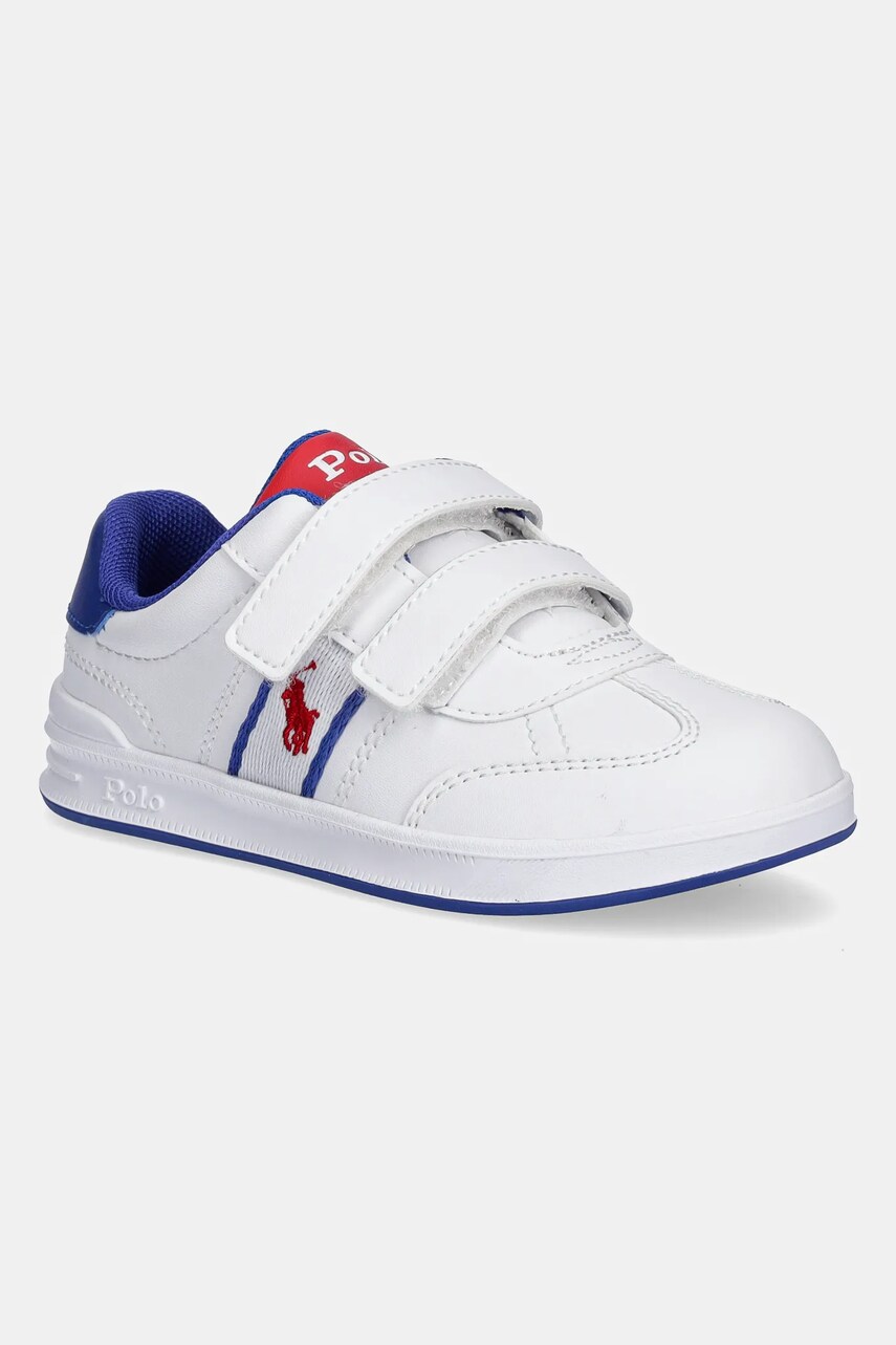 Levně Dětské sneakers boty Polo Ralph Lauren HERITAGE COURT III T-TOE EZ bílá barva, RL02068100