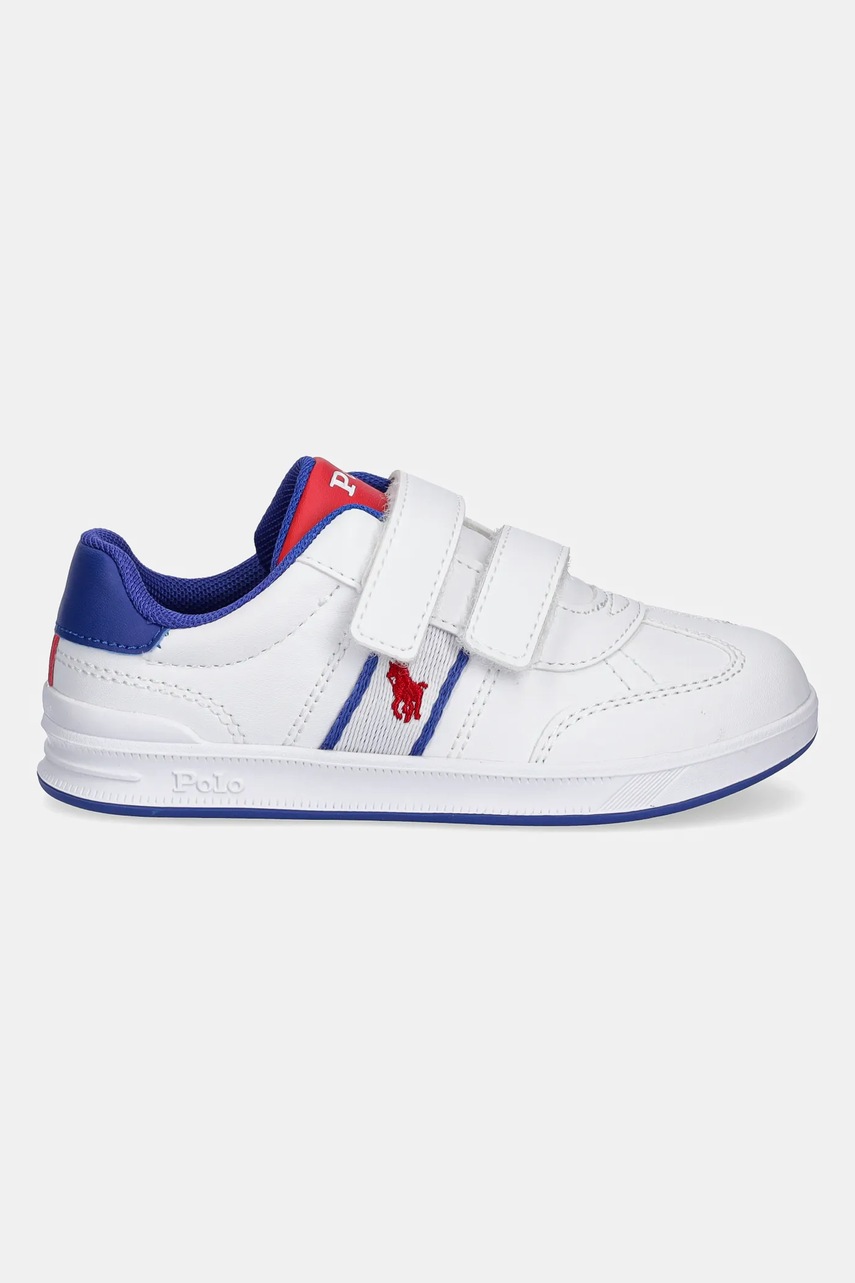 Детские кроссовки Polo Ralph Lauren HERITAGE COURT III T-TOE EZ цвет белый RL02068100 Детские кроссовки Polo Ralph Lauren HERITAGE COURT III T-TOE EZ цвет белый RL02068100