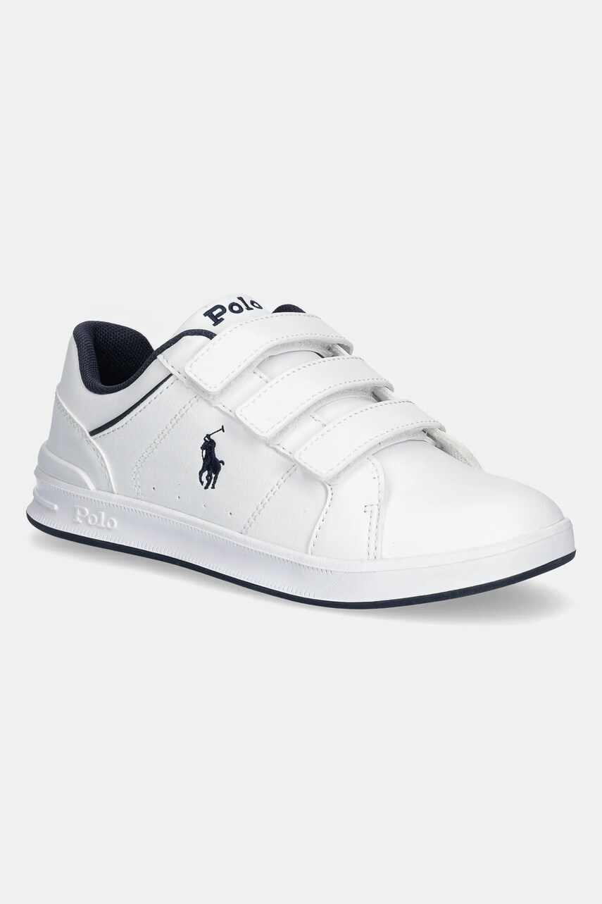 Levně Kožené sneakers boty Polo Ralph Lauren HERITAGE COURT IV EZ tmavomodrá barva, RL02474101