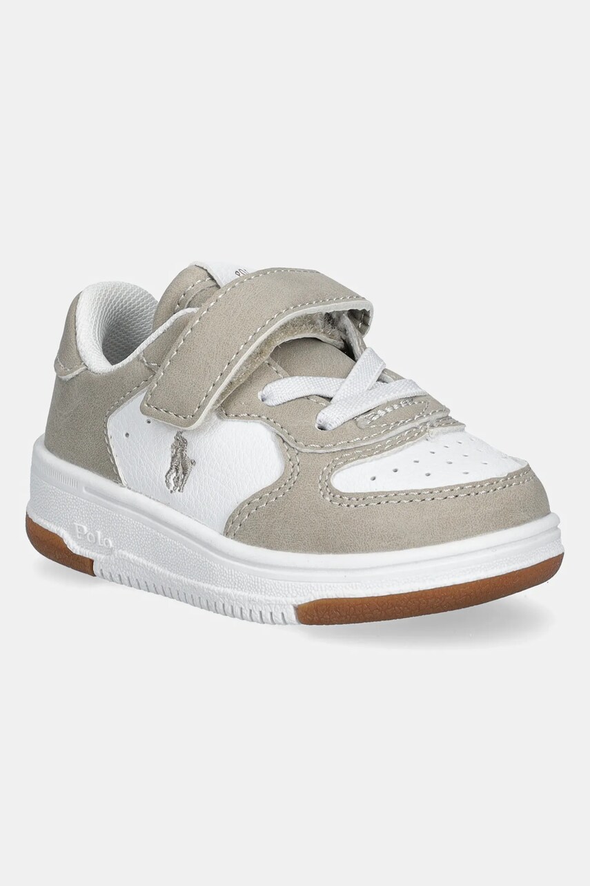 Levně Dětské sneakers boty Polo Ralph Lauren MASTERS COURT PS béžová barva, RL01980100