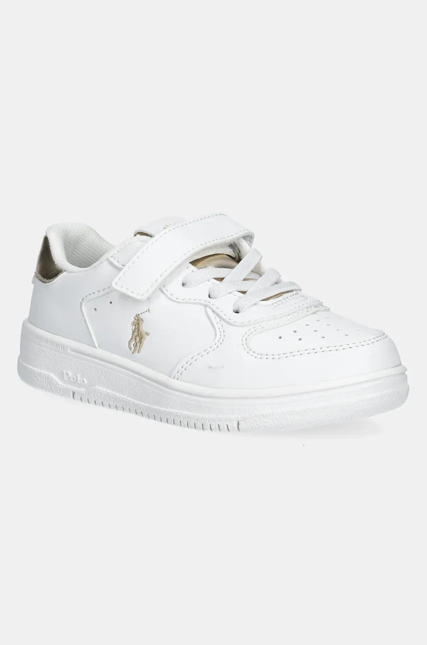 Levně Dětské sneakers boty Polo Ralph Lauren MASTERS COURT PS bílá barva, RL01196100