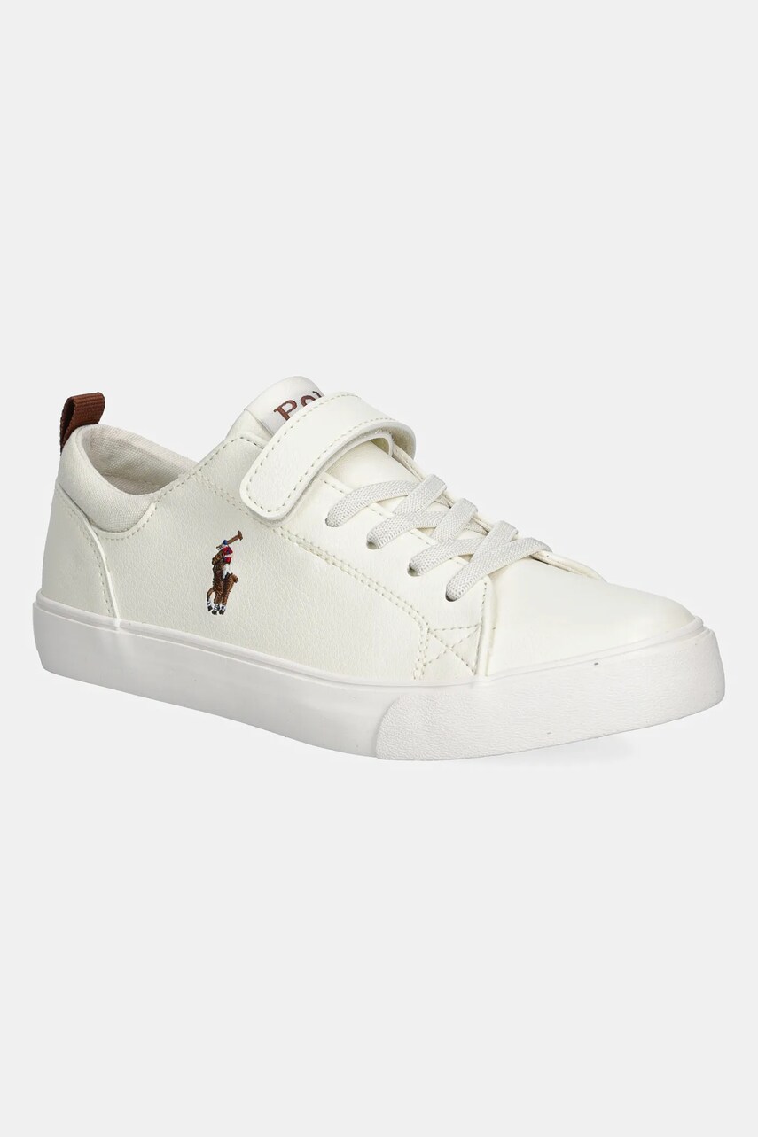 Levně Dětské sneakers boty Polo Ralph Lauren PRESTYN PS béžová barva, RL01239110