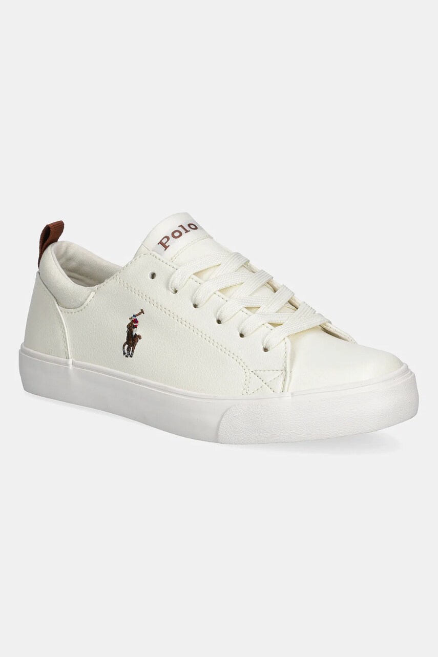 Levně Dětské sneakers boty Polo Ralph Lauren PRESTYN béžová barva, RL01240110