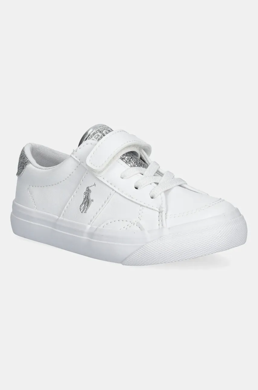 Levně Dětské sneakers boty Polo Ralph Lauren RYLEY PS stříbrná barva, RL02066100