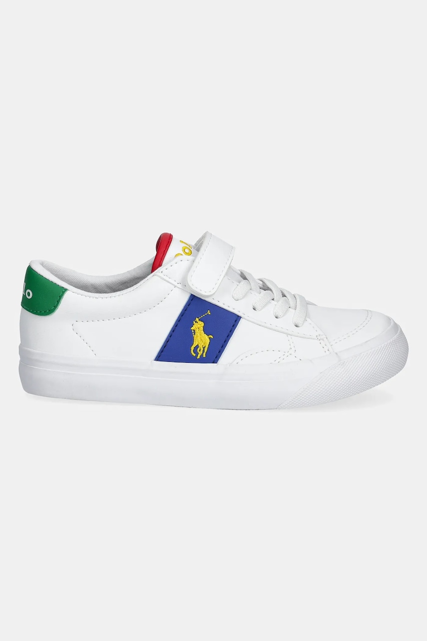 Детские кроссовки Polo Ralph Lauren RYLEY PS цвет белый RL02450102 Детские кроссовки Polo Ralph Lauren RYLEY PS цвет белый RL02450102
