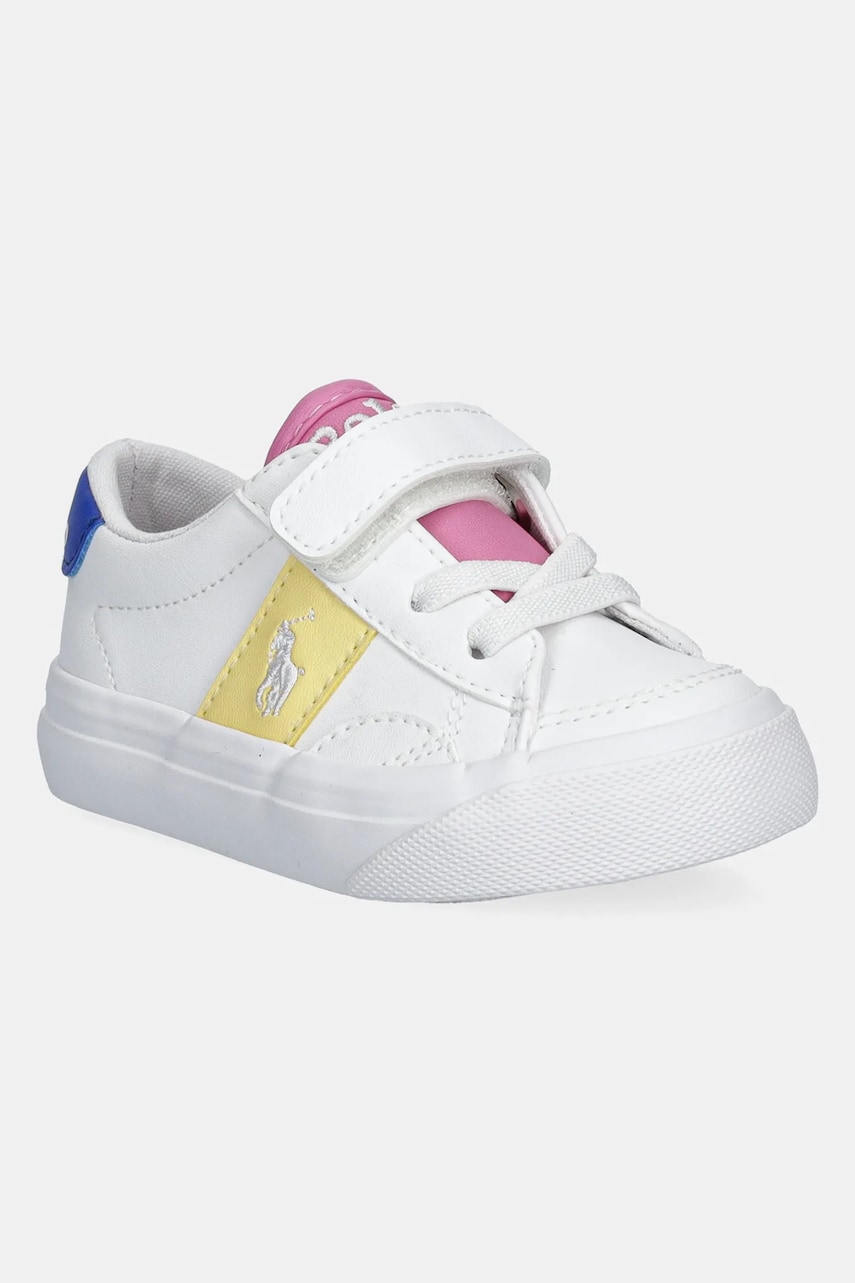 Levně Dětské sneakers boty Polo Ralph Lauren RYLEY PS žlutá barva, RL02360102