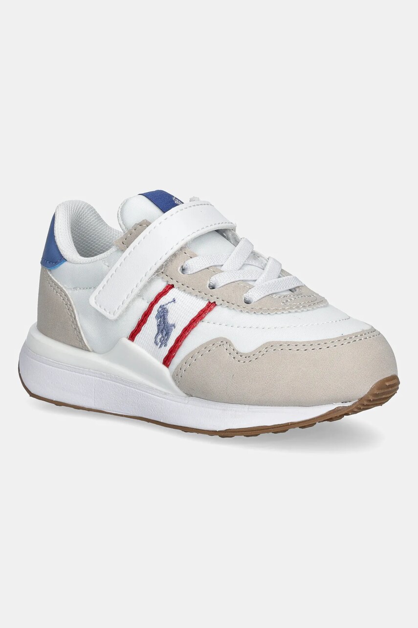 Levně Dětské sneakers boty Polo Ralph Lauren TRAIN 89 SPORT PS šedá barva, RL01975100