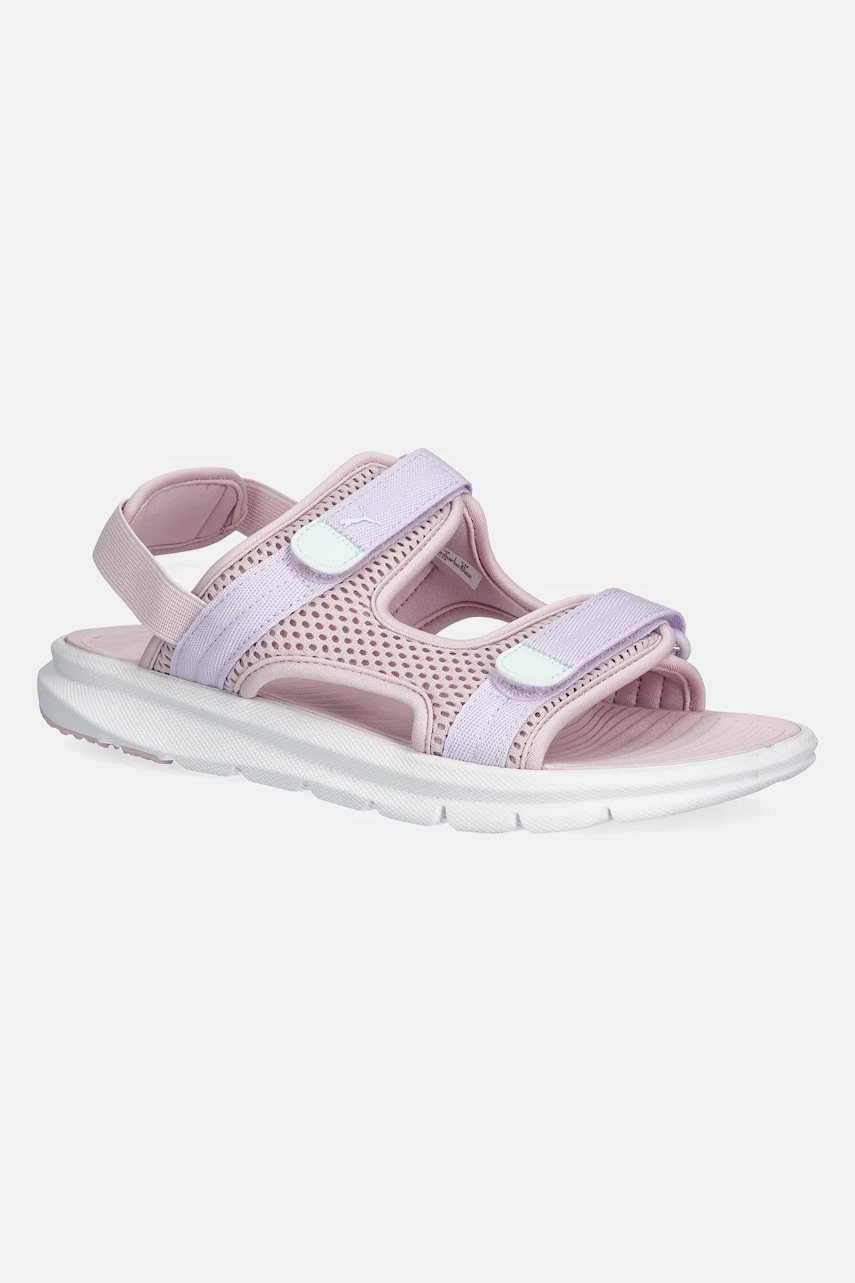 Puma sandale copii Puma Evolve Sandal Jr culoarea roz, 390449 Puma sandale copii Puma Evolve Sandal Jr culoarea roz, 390449