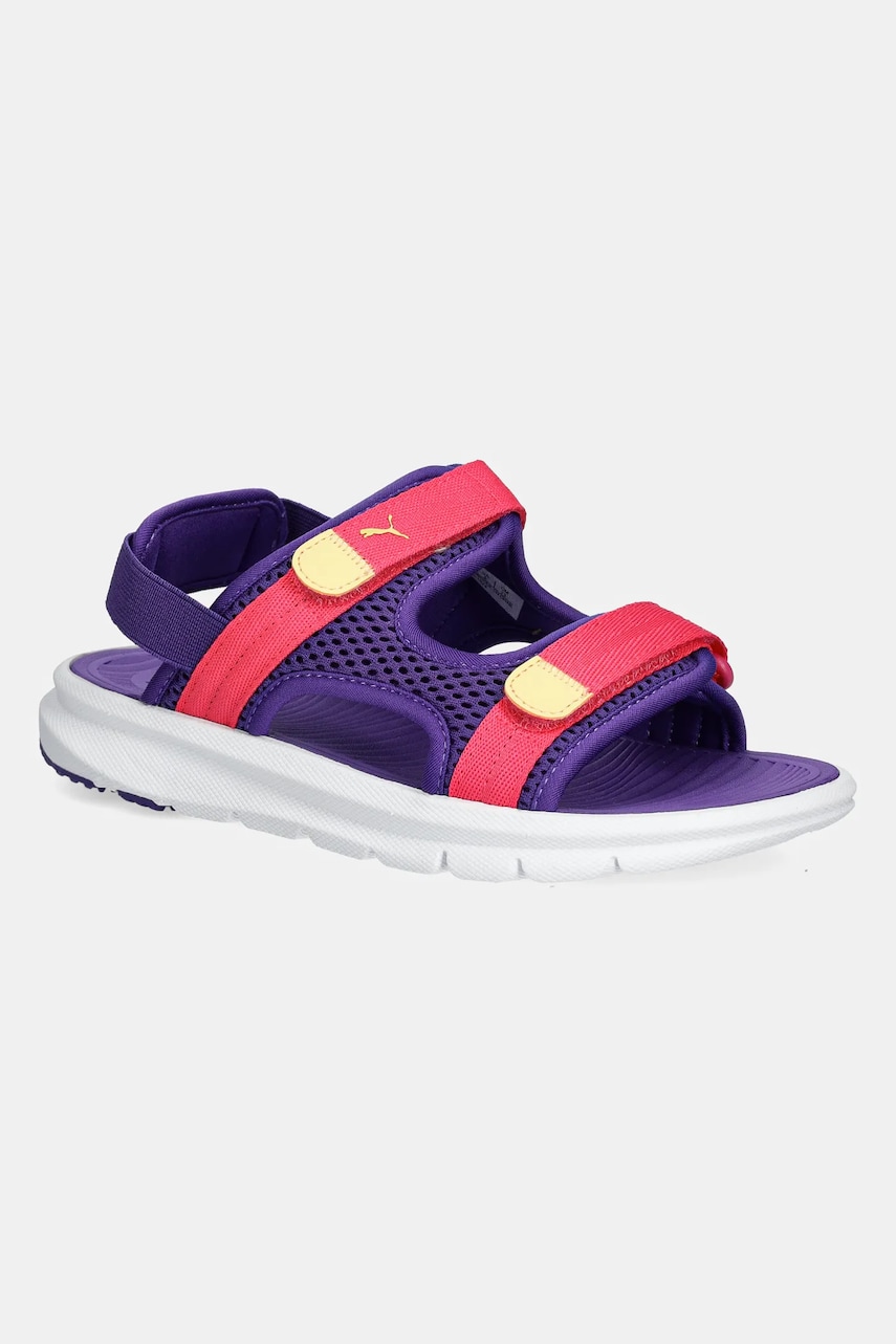 Puma sandale copii Puma Evolve Sandal Jr culoarea violet, 390449 Puma sandale copii Puma Evolve Sandal Jr culoarea violet, 390449