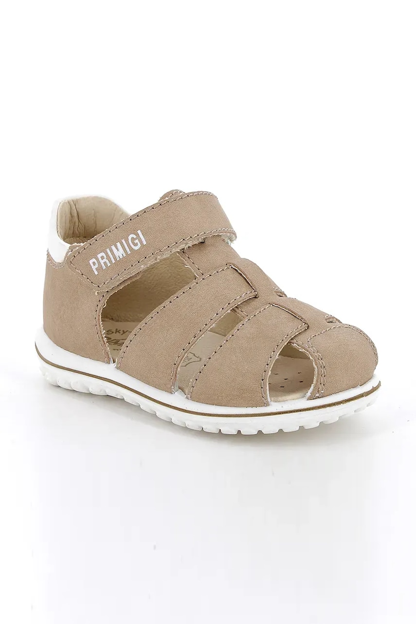 Primigi sandale din piele pentru copii culoarea bej, PSW 78646 Primigi sandale din piele pentru copii culoarea bej, PSW 78646